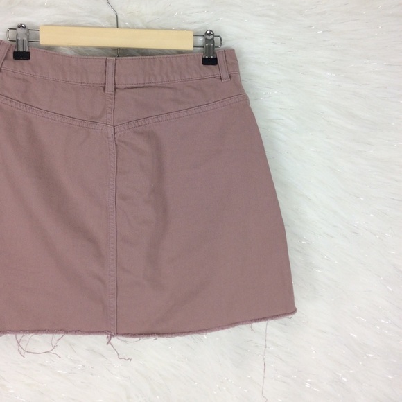 Topshop | button down mini skirt - Picture 4 of 10